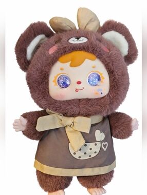 Samuel 400% Macaron Series Plush - NEW - Special Liquid Eyes - Brown Beat